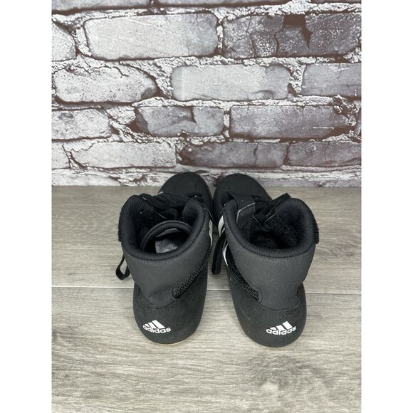 Adidas Wrestling Sneakers Shoes Black Lace Up Hook Loop Strap Men 6M US/38 2/3EU - Picture 4 of 16